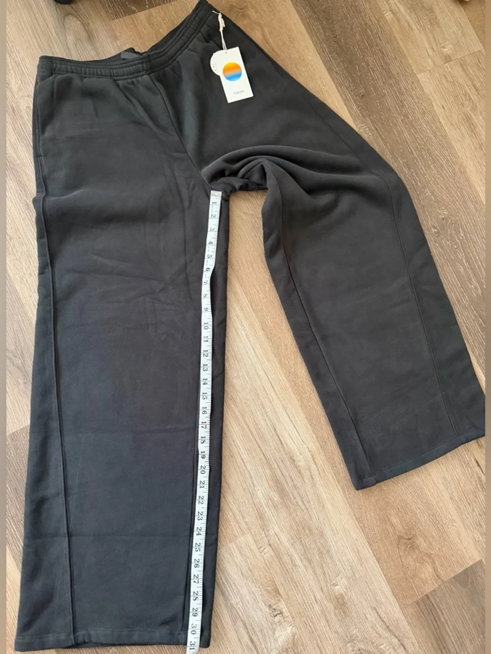 Vuori Wide Leg Pants in Black